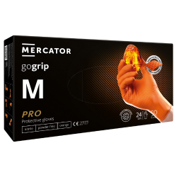 Go Grip nitrile gloves...