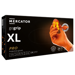 Go Grip nitrile gloves...