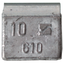 Ciężarek  10g ALU nabijany (typ 610) 100 szt./pud.