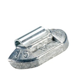 Ciężarek motocyklowy 50g klejony 7x5g+6x2,5g, 11mm Chrom 25 szt./pud