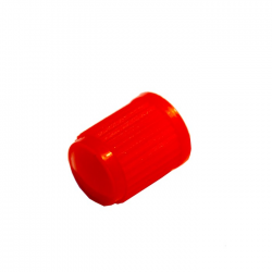 Plastic cap red 100pcs.