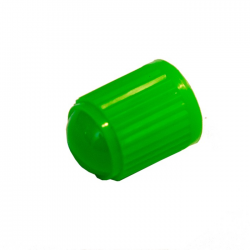 Plastic cap green 100pcs.